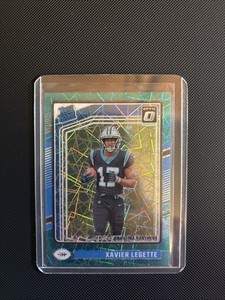 2024 Panini Donruss Optic Rated Rookie Xavier Legette #299 Teal Velocity