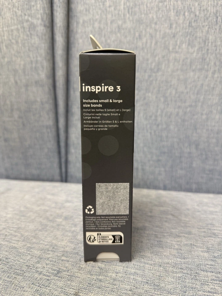 Fitbit Inspire 3 Health & Fitness Tracker - Midnight Zen/Black -Sealed - Image 4 of 4