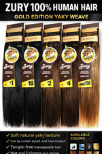 Zury New Ultra Yaky Perm and Moroccan Argan Oil 100 Human Hair pick your choice