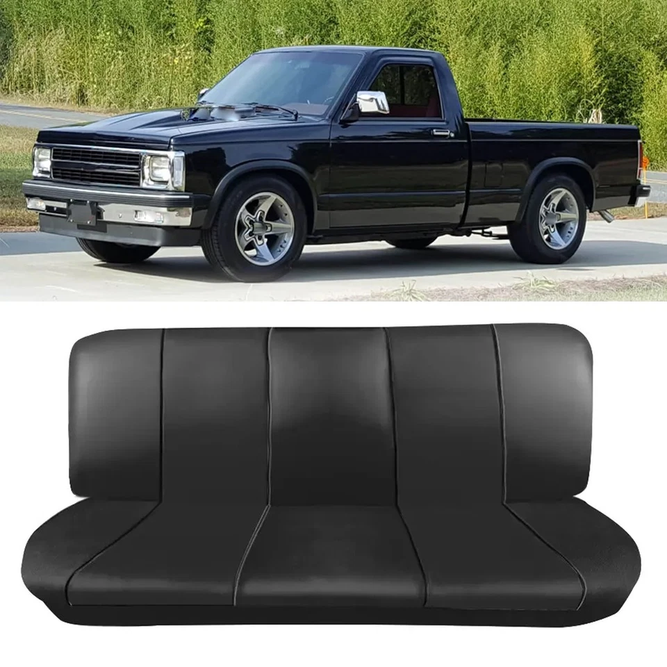 Solid Bench Seat Covers Full Size Pickup For Ford F100 F150 F250 F350 F600 - Image 2 of 4