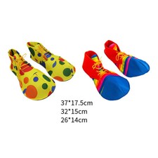 Round Head Clown Shoes Halloween Funny Circus Props for Children Men Women