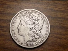 MORGAN SILVER DOLLAR 1881 NICE BETTER GRADE XF + ORIGINAL 90% SILVER DOLLAR