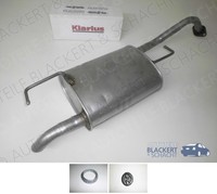 Auspuff Endtopf + Anbauteile für Toyota Corolla 1.4 + 1.6 Vvt-I 2002-2004