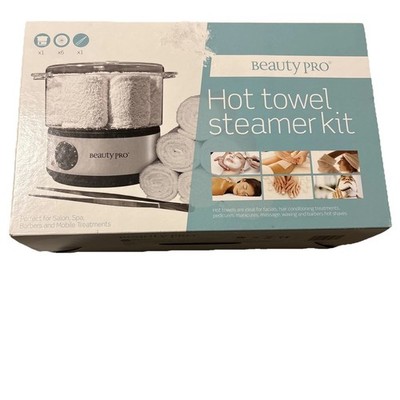 Beauty Pro Hot Towel Steamer Kit New Open Box