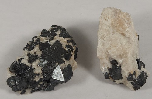 Nice Franklinite Crystals w UV Fluorescent Calcite Sterling Hill by Franklin NJ