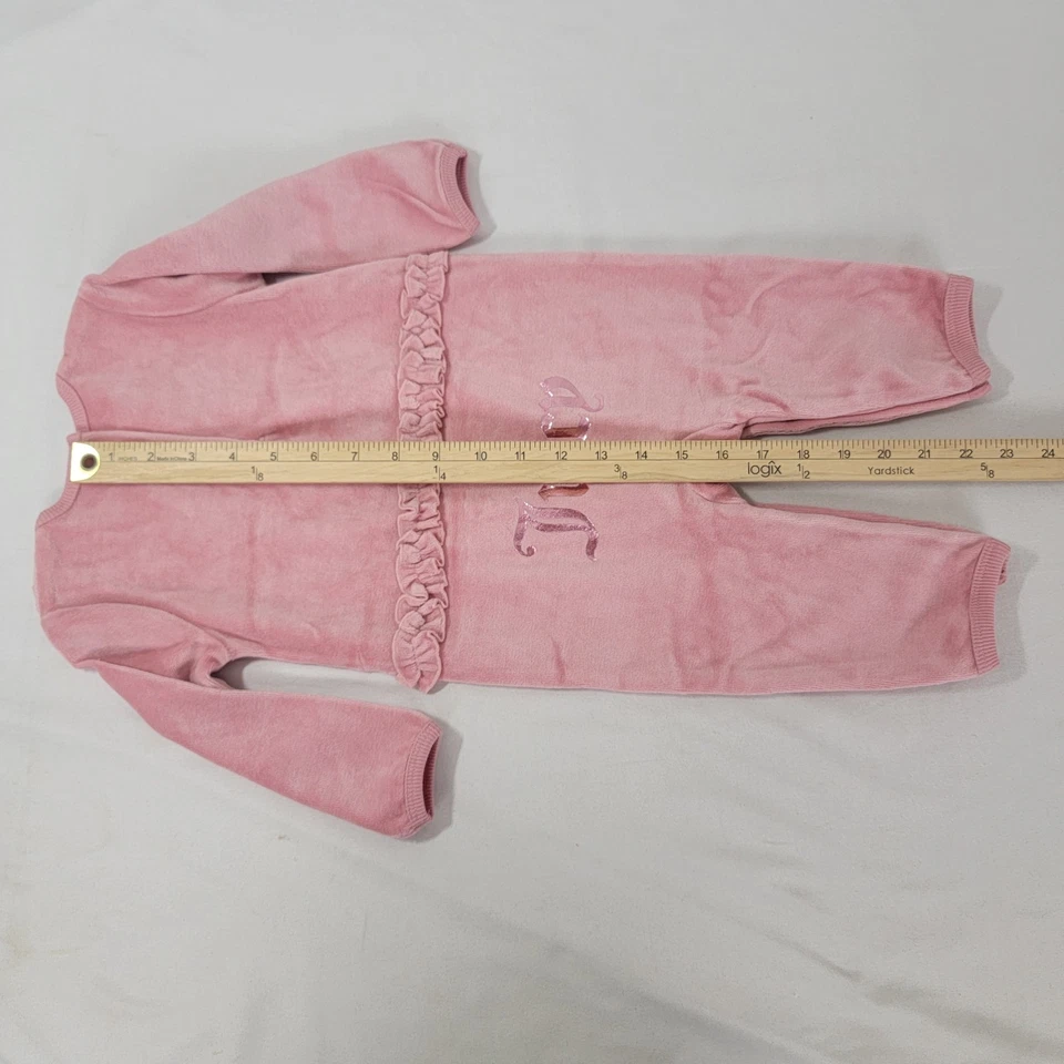 Juicy Couture младенца девочки розовый цельный наряд новый с Ярлыками 12 М 12 М месяцев - Изображение 4 из 4