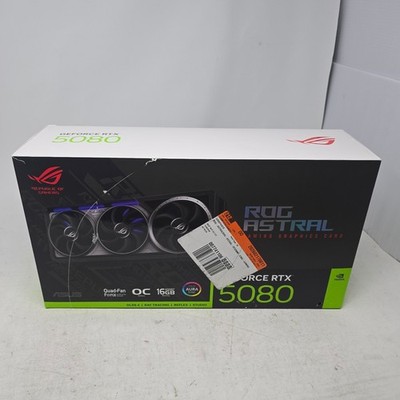 ASUS ROG Astral GeForce RTX 5080 16GB GDDR7 Gaming RGB VR OPEN BOX