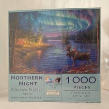 Sealed Northern Night, jigsaw puzzle, art by Abraham Hunter 1000 piece
