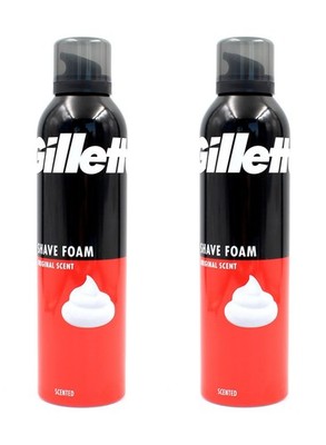 Gillette Shave Foan Orginal Scent Rasierschaum , 2x300ml EAN7702018621279
