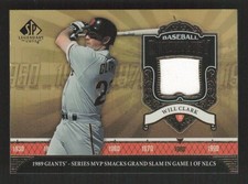 2006 SP Legendary Cuts Baseball Chronology Game Used Materials Will Clark #BC-WC