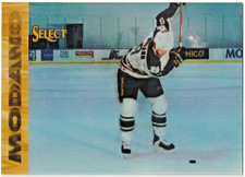 1995-96 Pinnacle (Select) 5 x 7 "Jumbo" Top Shelf Holo 3D Motion SP Mike Modano!