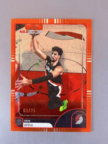 Deni Avdija 2025-26 Topps NBA Hoops Pixel Burst Orange 03/25 [dyf189
