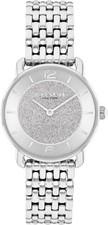 Image of Coach Women's Elliot Watch with Silver Dial and Stainless Steel Strap