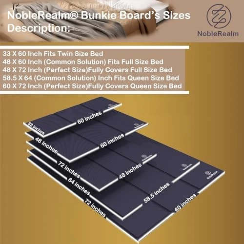 Доска для бункера NobleRealm | доски для кровати под | доска для поддержки полной кровати для  - Изображение 2 из 4