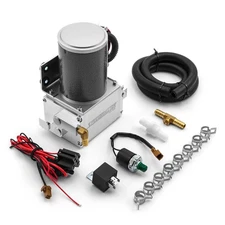 Universal Power Brake Booster 12V Electric Vacuum Pump Kit