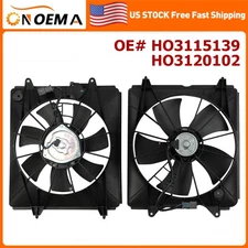 Radiator Cooling Fan A/C Condenser Assembly For 2007 2008 2009 Honda CR-V 2.4L