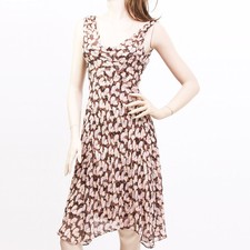 DIANE VON FURSTENBERG 100% SILK DRESS TWO LAYERS