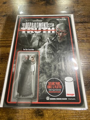 DEPARTMENT OF TRUTH #14 * NM+ * ROB CSIKI ACTION FIGURE VARIANT STAR FACED MAN