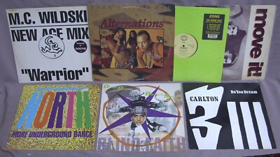 EURO/ITALO HOUSE-ELECTRONIC CLUB DJ MUSIC LOT 7 RECORDS IMPORTS ENGLAND-RARE LTD