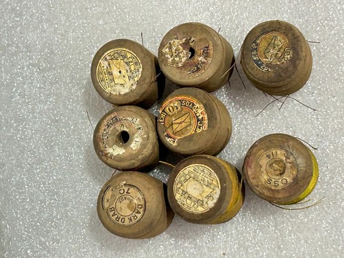 Vintage J. &.p. Manteaux 200 Yds. 40. 183 Met Fil Bobine Mix Compagnie Lot De 8 - Photo 5 sur 10