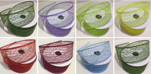 burlap net ribbon