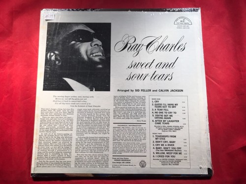 M-79 RAY CHARLES Sweet And Sour Tears ........ ABC-480 - RECORD - R&B / SOUL - Picture 6 of 6