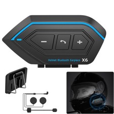 Motorcycle Bluetooth Helmet Headphone Stereo Headset Speaker Mic For Cell Phone