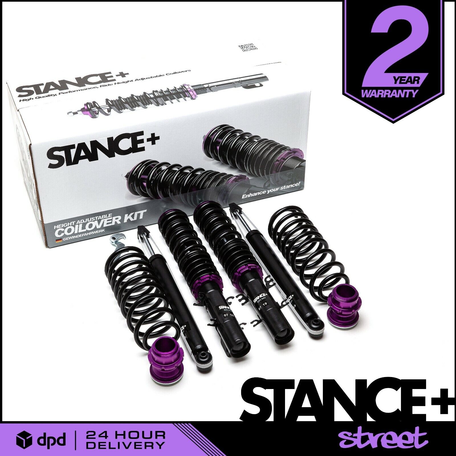 Stance Street Coilovers Suspension Kit VW Bora 2WD (All Engines)