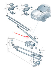 SKODA KAROQ NU Front Left Wiper Arm RHD 577955410 03C 57795541003C NO🇺🇸DUTIES