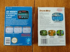 Tiger Heli and Ice Hockey NES CIB