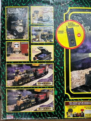 Vtg 1999 EZTEC Coastal Express Radio Controlled Train Set Tested
