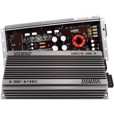 Sundown Audio SAEV.4-100.4 500W RMS 4-Channel Class A/B Speaker/Sub Amplifier