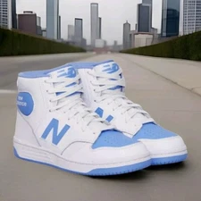 NEW Men's (CHOOSE SZ)  NEW BALANCE UNC Colorway BB480SCC Hi-Top Basketball Shoes