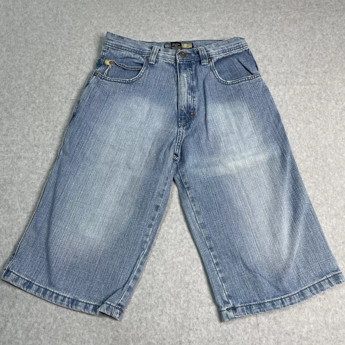 Loose jean best sale shorts