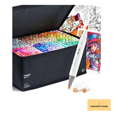 Ohuhu Marker Pens Brush Type 320 Colors Professional Use