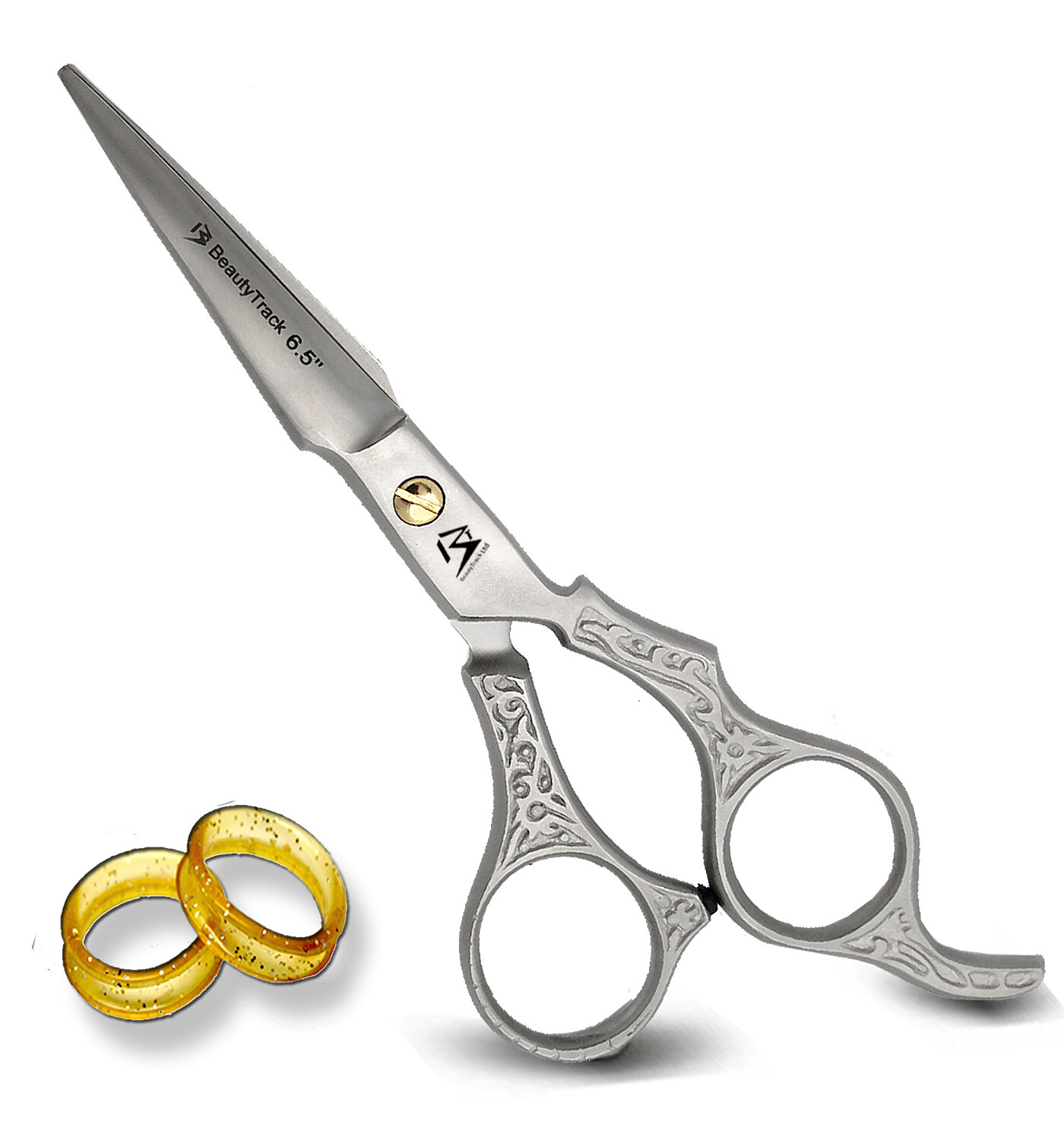 6.5" PRO Hair Cutting Thinning Scissors SILVER Shears Barber Salon