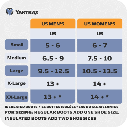 Yaktrax Diamond Grip AllSurface Traction Cleats for Walking on Ice and