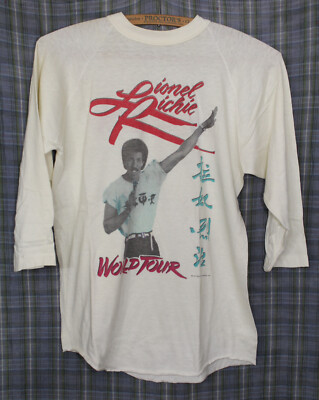 Vtg 1980's 1983 Lionel Richie World Tour All Night Long Concert