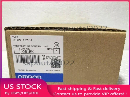 Original Omron CJ1W-TC101 PLC Temperature Control Module In Box CJ1WTC101