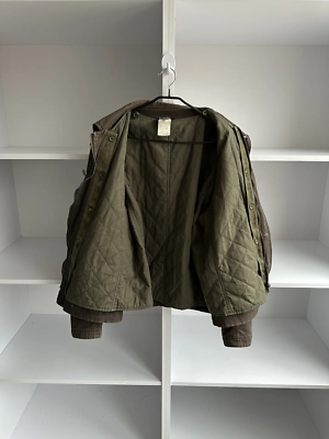 Vintage Dolce&Gabbana Mens Archival Military Cargo Khaki Jacket