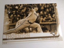 2019 Topps Update SSP Jumbo 5x7 Trent Thornton Blue Jays RC US63 01/10