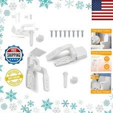 White Toilet Seat Hinge Replacement Kit