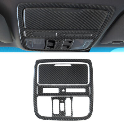 4Pcs For Honda Accord 08-12 Carbon Fiber Inerior Front Reading Light Panel Trim