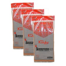 9 Fits For Kirby 190681S, 190681 Style 2 Heritage I Upright Vacuum Paper Bags