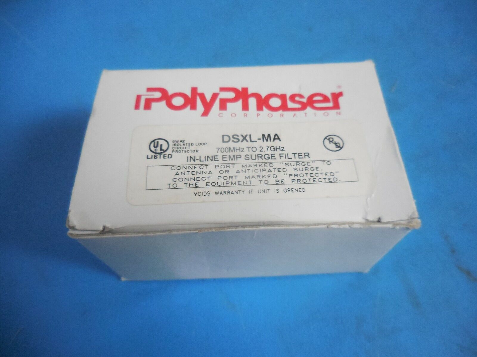 Polyphaser DSXL-MA 700MHz to 2.7GHz In-Line Purchase Filter Surge EMP Gifts