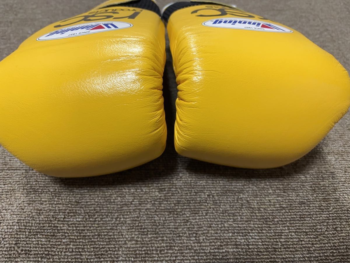 Winning × rsc Boxing Gloves Professional 8oz Yellow