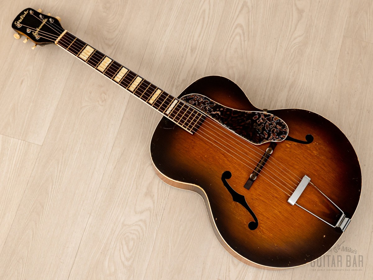 1940s Gretsch Synchromatic 100 Vintage Archtop Acoustic