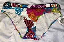 NWT Trina Turk Banded Swimsuit Bikini Bottom 8 C17 