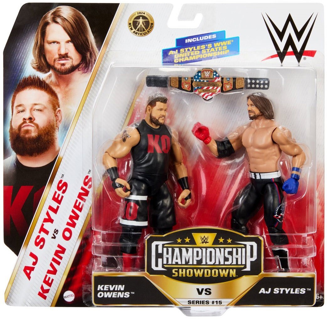 Championship Showdown Series 15 Kevin Owens vs. AJ Styles Action