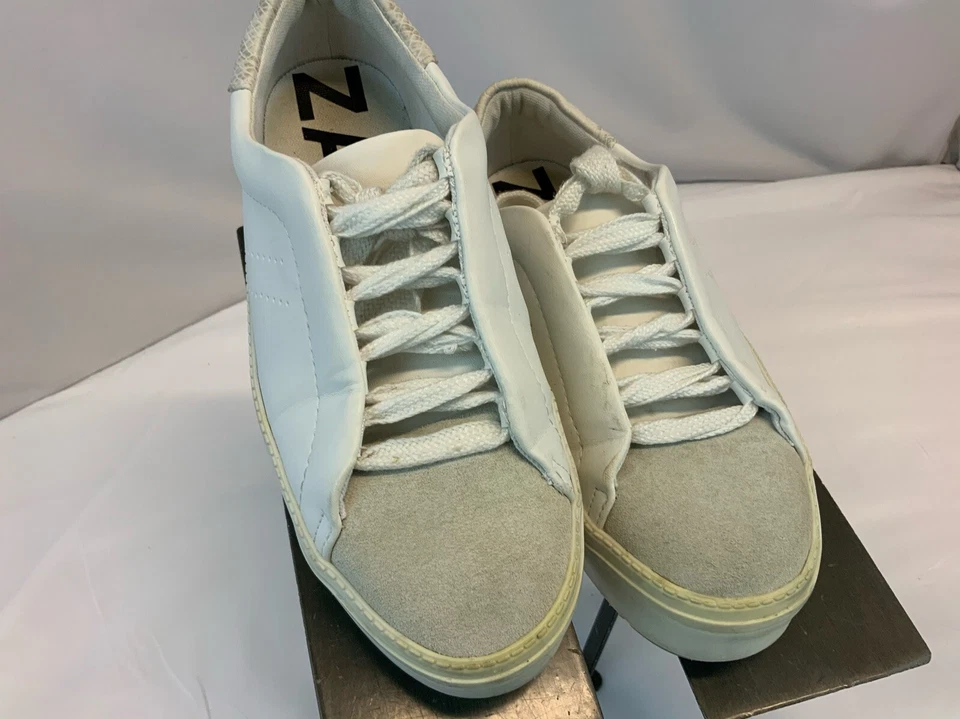 Zapatillas Zara TRF Moda Talla 6 Mujer EU 36 Cuero Blanco Encaje Pavo YGI C1S-70 Foto 4 de 4